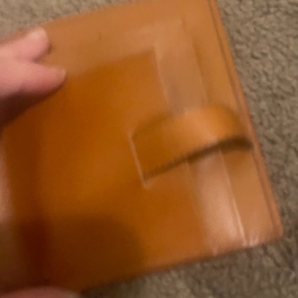 Lancel Mens/Unisex Brown Leather Card Holder/Compact Wallet Bifold - Picture 7 of 9